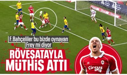Eski Fenerbahçeli Michael Frey'in röveşata golü gündem oldu