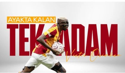Galatasaray'ı kurtaran isim oldu: Victor Osimhen...