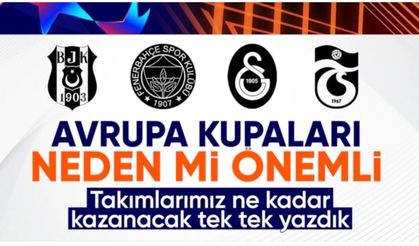 Dört büyüklerin Avrupa kupalarından gelir beklentileri!