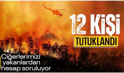 Akın Gürlek duyurdu: Orman yangınlarına ilişkin 12 tutuklama