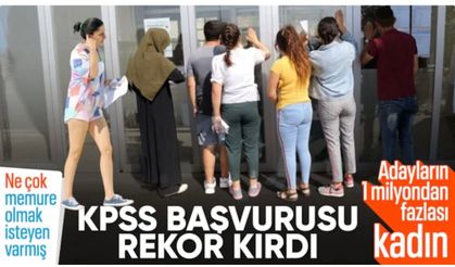 2026 KPSS'ye rekor başvuru: Kadın sayısı 1 milyonu geçti