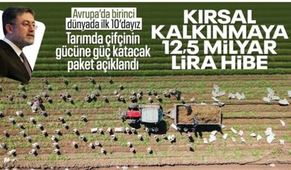 Bakan Yumaklı açıkladı: Kırsal kalkınma projelerine 11,3 milyar liralık hibe desteği