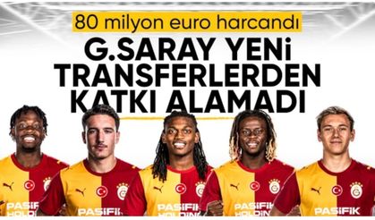 Galatasaray, yeni transferlerden beklediğini alamadı