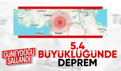 Şanlıurfa'da 5.4 büyüklüğünde bir deprem meydana geldi: Çevre illerde de hissedildi