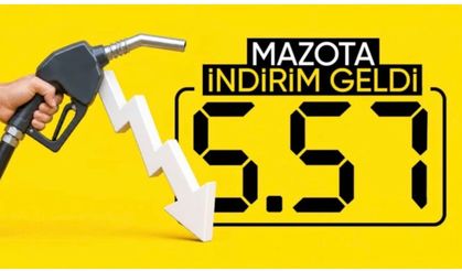 Motorine 5 lira 57 kuruş indirim