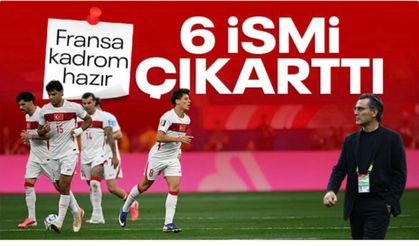 A Milli Takım'da 6 oyuncu kadrodan çıkarıldı