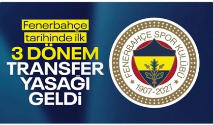 FIFA, Fenerbahçe'ye 3 dönem transfer yasağı cezası verdi