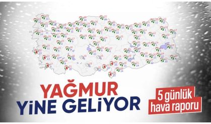 Yurt genelinde sağanak yağışlı günler sürüyor