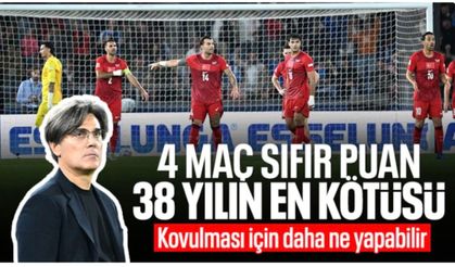 38 yıl sonra bir ilk: A Milli Takım'da tarihi düşüş!