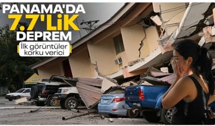 Panama 7.7 ile sarsıldı: Yıkımın boyutu objektiflere yansıdı
