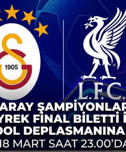Galatasaray Şampiyonlar Ligi'nde çeyrek final bileti için Liverpool deplasmanına çıkıyor