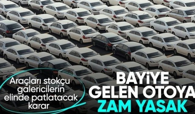 Otomobil piyasasına yeni düzenleme: Bayilere zam yasağı geliyor