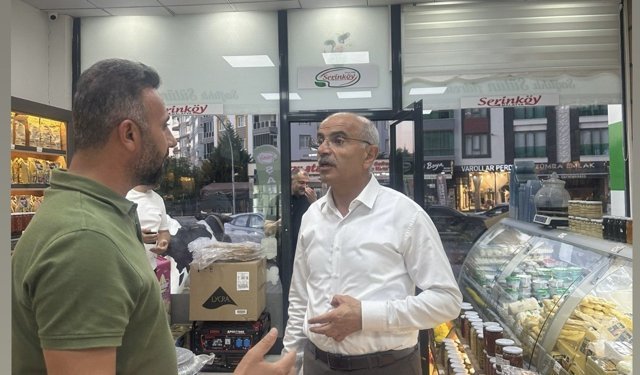 Başkan Sami ER Karagöz İnşaat mühendi Musa Karagöz’le  Malatya’nın önemli sorunlarını istişare etti