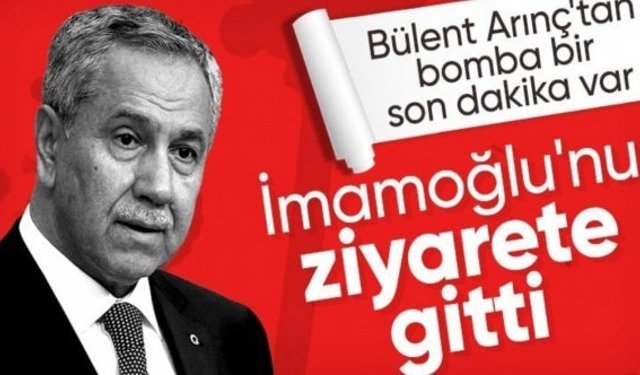Bülent Arınç, İBB Başkanı Ekrem İmamoğlu'nu ziyaret etti