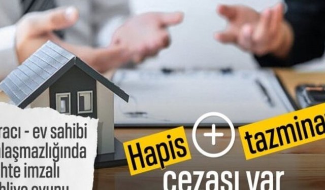 Kiracılara sahte imza ile tahliye tuzağı