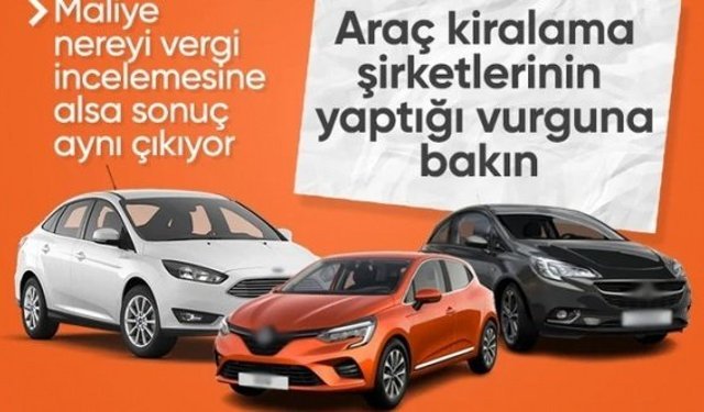 Araç kiralama sektöründeki kanunsuzluklara Hazine ve Maliye Bakanlığı'ndan sıkı denetim
