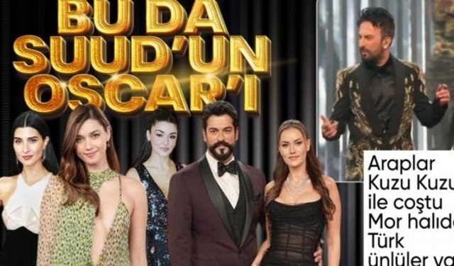 Suudi Arabistan'da ödül gecesi: Tarkan rüzgarı esti