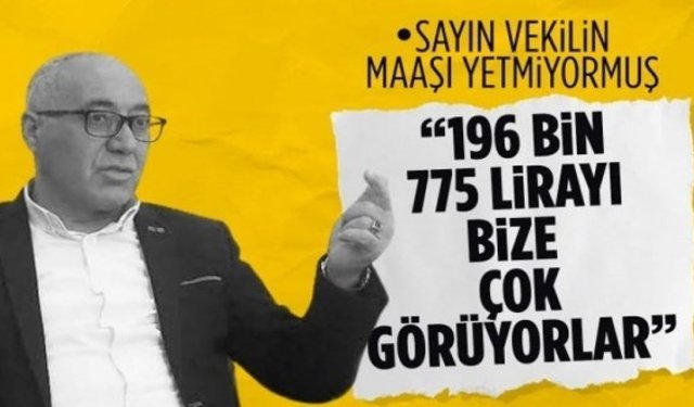 Gelecek Partili Doğan Demir: Milletvekili maaşımız yetmiyor