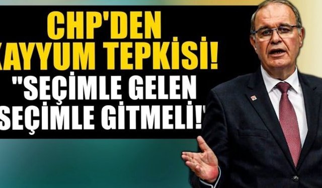 Kayyuma karşı CHP’den muhalefete ortak tepki çağrısı