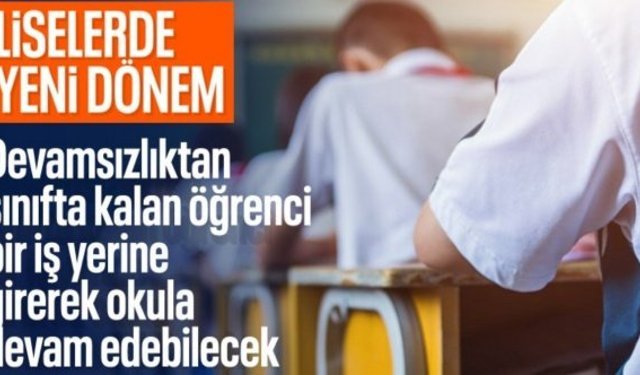MEB'den yeni düzenleme: Devamsızlık nedeniyle sınıfta kalana yeni hak
