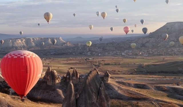Balon turizminde zirve Türkiye'nin