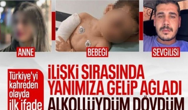 Denizli'de 2 yaşındaki çocuğu döven caninin ifadesi: İlişki yaşarken rahatsız etti