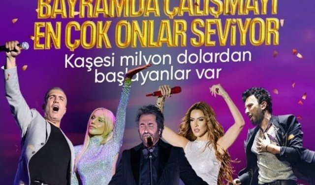 Kurban Bayramı'nda ünlü isimler otellerde sahne alacak