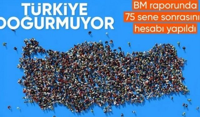 Türkiye'nin 2100 yılı nüfus projeksiyonu