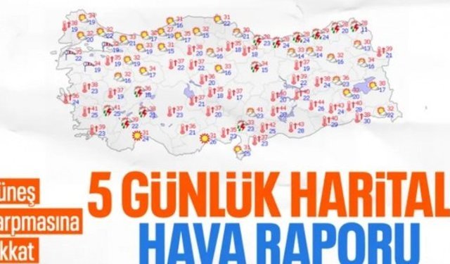 Yeni hafta aşırı sıcaklarla geliyor: Kavrulacağız