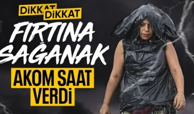 İstanbul için kuvvetli rüzgar ve sağanak uyarısı