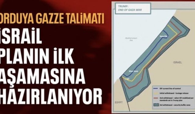 İsrail, Trump'ın Gazze planının ilk aşamasını uygulamaya hazırlanıyor