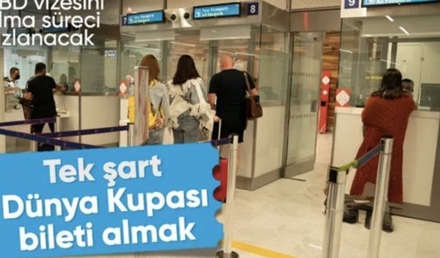 ABD, Dünya Kupası bileti olanlara "hızlandırılmış vize" imkanı sunacak