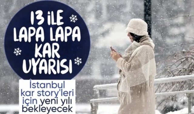 Sıcaklıklar 0'ın altına düşüyor: Kar kapıda