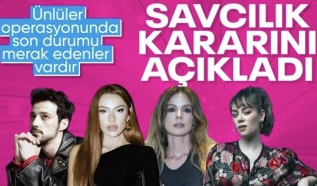 Uyuşturucu soruşturmasında yeni gelişme: 7 ünlüye takipsizlik kararı