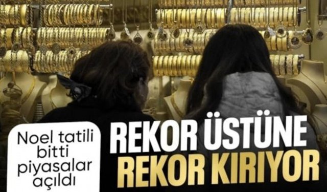 Altın piyasasında yükseliş sürüyor: 26 Aralık'ta gram, çeyrek ve tam altın fiyatları