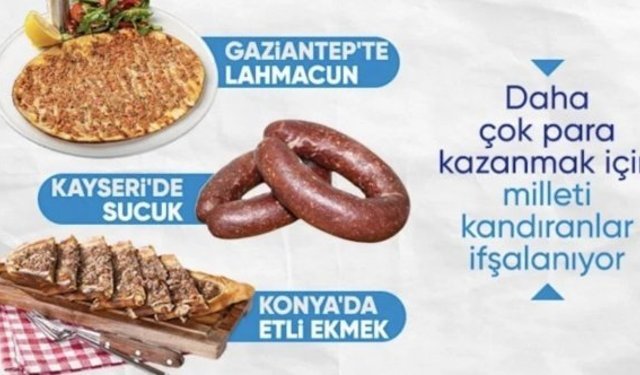 Gıda listesine yeni hileler katıldı: Baharat yerine boya, köfteye ve sucuğa kanatlı eti