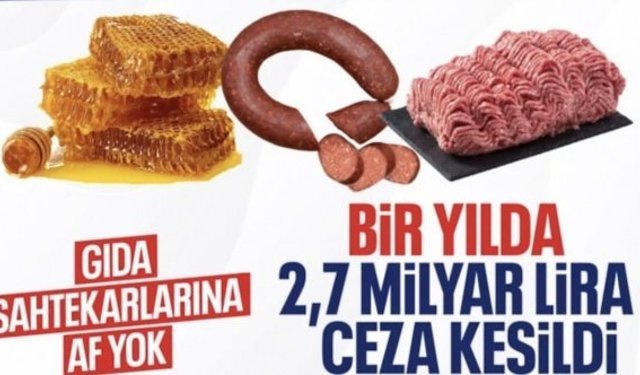 İbrahim Yumaklı: Gıda denetimlerinde 2025'te 2,7 milyar lira para cezası kesildi