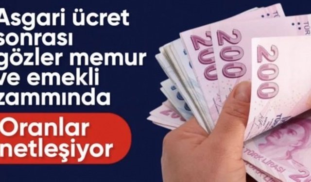 Memur ve emekli maaş zammı için gözler aralık enflasyonunda