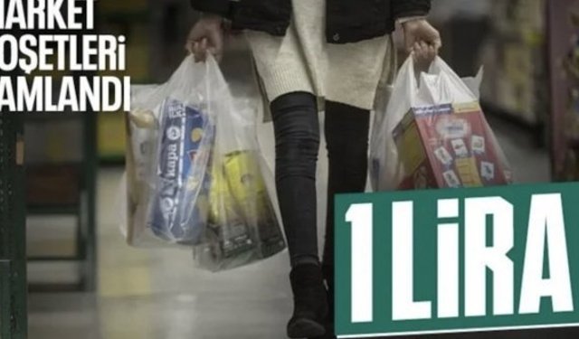 Plastik poşete zam geldi