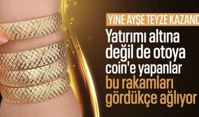 Altın, yatırım aracı olarak otomobilleri geride bıraktı