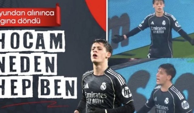 Arda Güler kenara gelince çılgına döndü