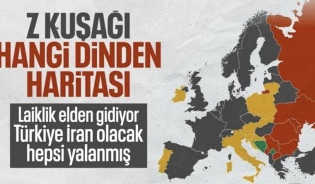 Avrupa ülkelerine göre Z kuşağının dini: Ateizm yaygın