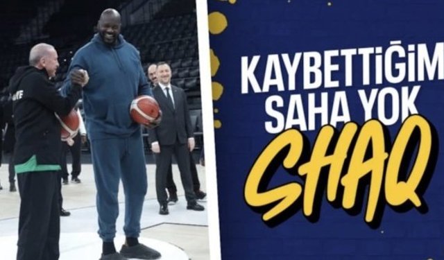 Cumhurbaşkanı Erdoğan ile Shaquille O'Neal bir araya geldi
