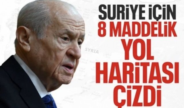Devlet Bahçeli: SDG Suriye'de engel haline geldi