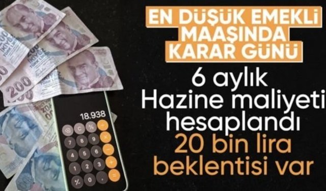 En düşük emekli maaşında senaryolar