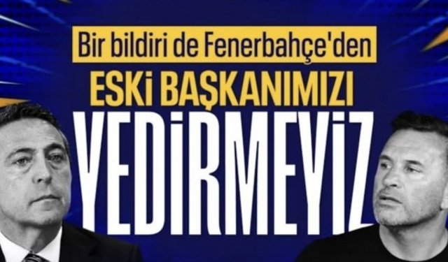 Fenerbahçe'den Galatasaray'a Ali Koç yanıtı