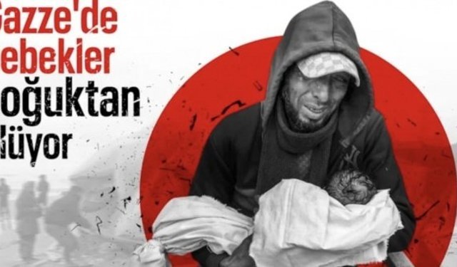 Gazze'de dondurucu soğuklar, bir bebeği daha hayattan kopardı