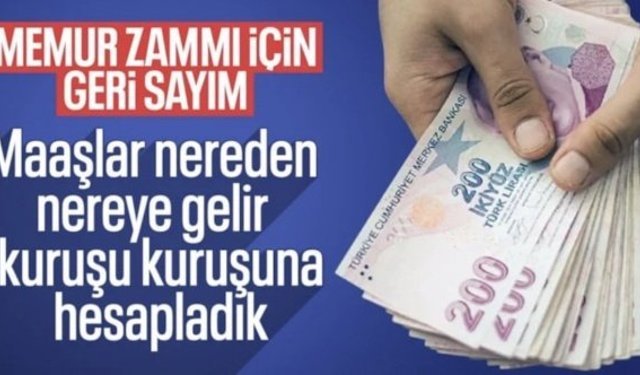 Gözler pazartesi günü belli olacak memur ve emekli zammında