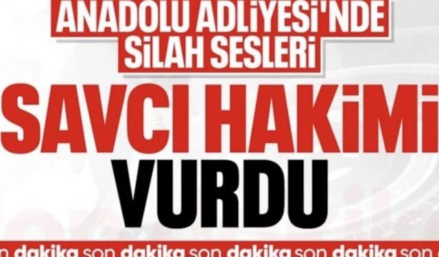 İstanbul'da adliyede silahlı saldırı: Savcı, kadın hakimi vurdu