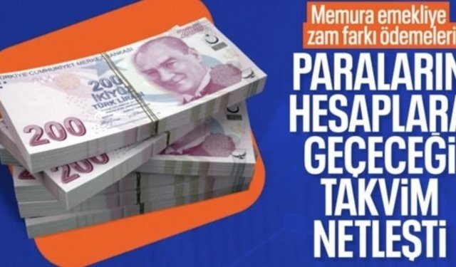 Memur ve emeklilerin zamlı maaşları ödeniyor